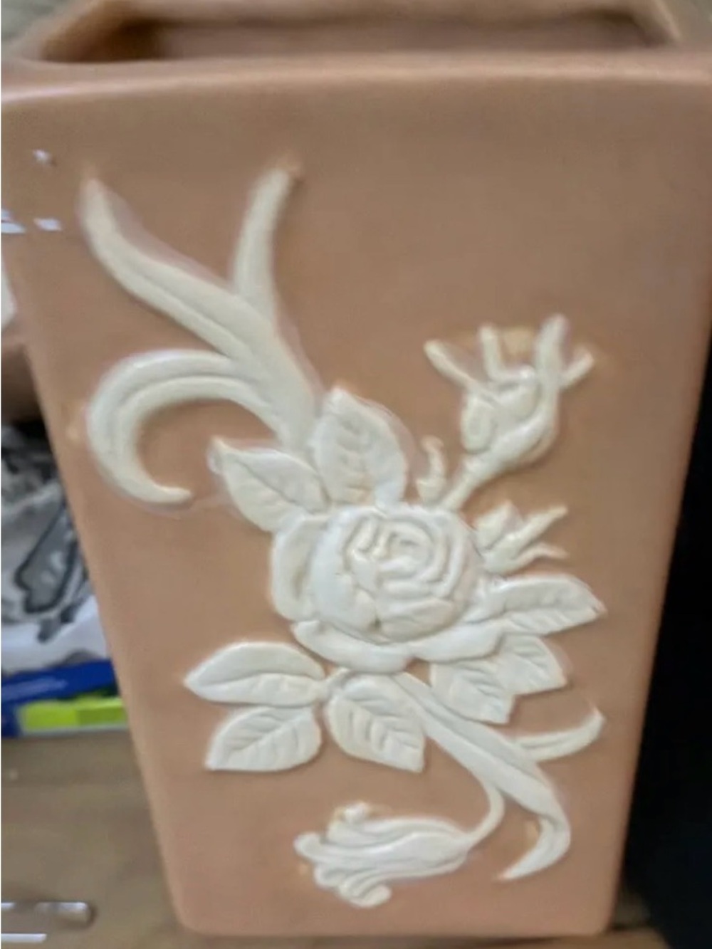 Vintage Weller Pottery
Cameo Rose Vase